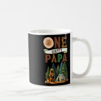 Taza De Café Un feliz papá campista cumpleaños oso de camping