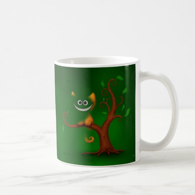 Taza De Café Un gatito de Cheshire (desaparición) (Derecha)