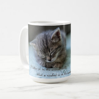 Taza De Café Un gatito es un cerdo de gato dorado