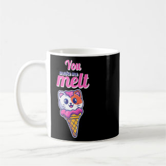 Taza De Café Un Gato Aburrido En Un Cono Me Haces Mellar El Amo