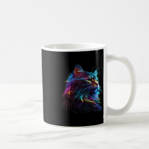 Taza De Café Un Gato Colorido Para Los Amantes De Los Gatos Gat