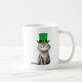 Taza De Café Un gato irlandés feliz