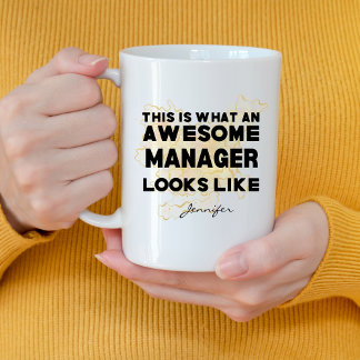 Taza De Café Un Gestor Increíble Parece Personalizado