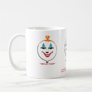 Taza De Café Un globo de café de 1922 coloreado "SONRIENTE"