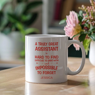 Taza De Café Un gran ayudante con nombre