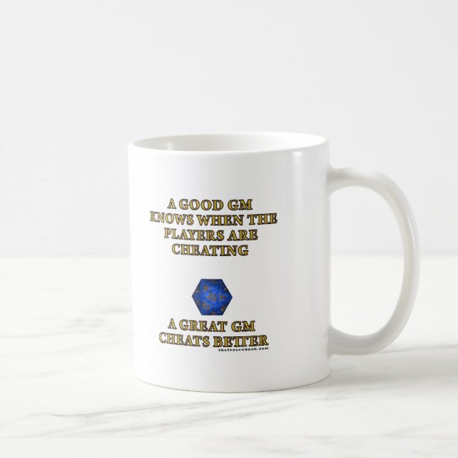 Taza De Café Un gran DM engaña mejor (Derecha)