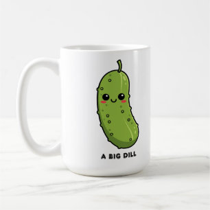 Taza De Café Un gran pepino en vinagre divertido y lindo para c
