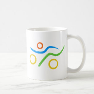 Taza De Café Un gran regalo de Triatlón para tu amigo o familia