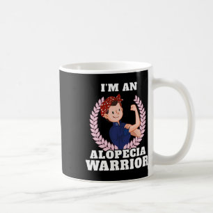 Taza De Café Un Guerrero de Alopecia Areata Areata Awareness Gi