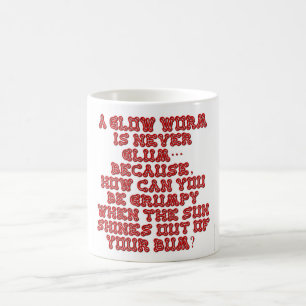 Taza De Café Un gusano brillante nunca es brillante