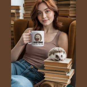 Taza De Café Un hábil perro leyendo un libro gracioso