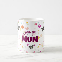 Taza De Café Un hermoso personalizable te ama mamá café barba