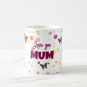 Taza De Café Un hermoso personalizable te ama mamá café barba