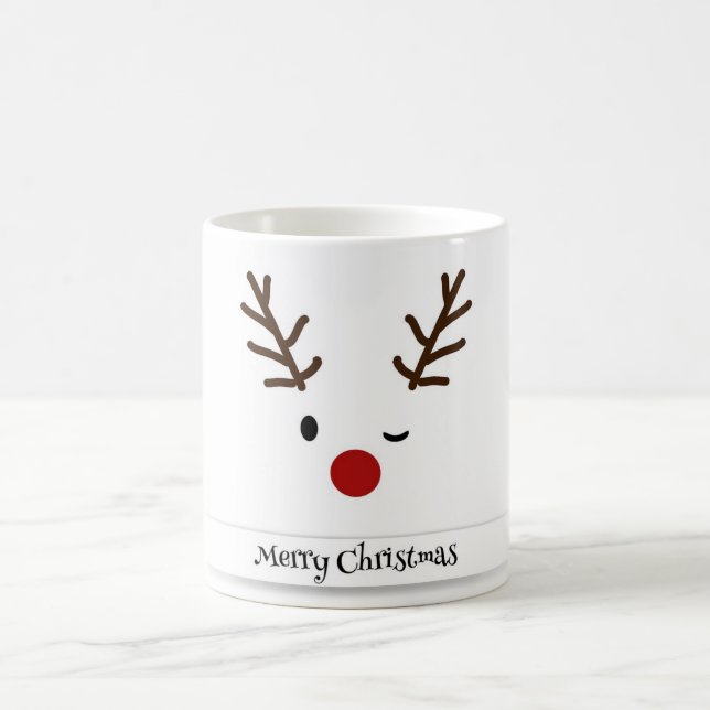 Taza De Café Un hermoso reno (Centro)