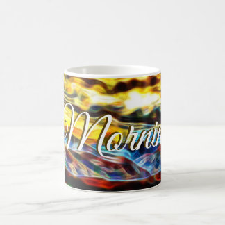 Taza De Café Un hermoso tazón de café matutino