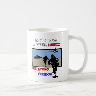 Taza De Café Un héroe real - militar