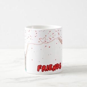 Taza De Café “Un hilo. Un corazón. Conectadas para siempre.”
