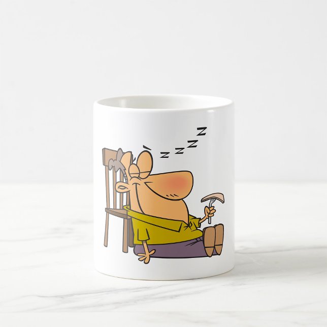 Taza De Café Un hombre con sueño y un sandwich (Subido por el creador)