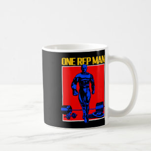 Taza De Café Un Hombre Rep Halterofilia Hogar Construcción de G