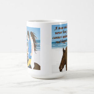 Taza De Café Un hombre rico se comporta como él desea; un beha