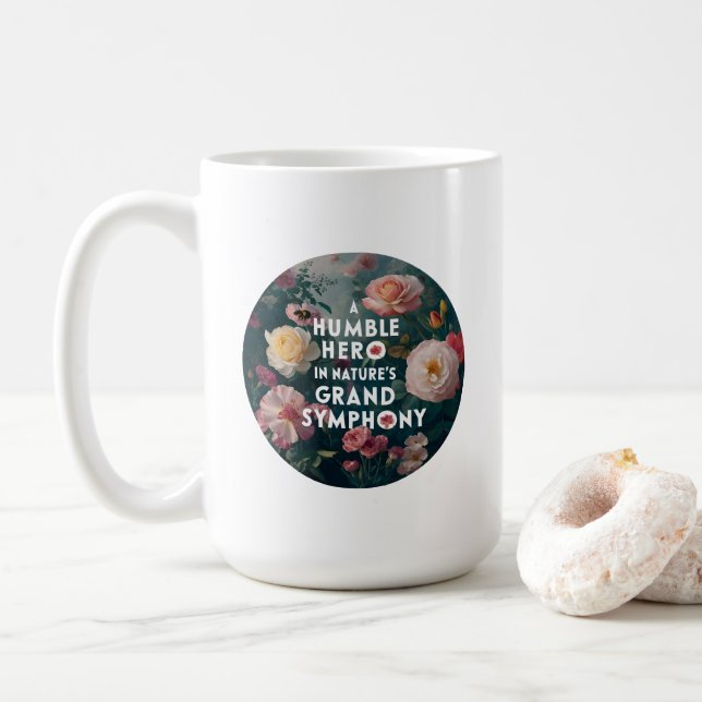 Taza De Café Un humilde héroe en la gran sinfonía de la natural (Con donut)