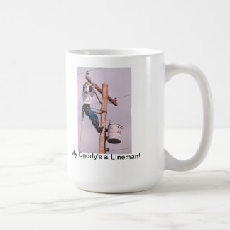Taza De Café ¡Un instalador de líneas de mi papá!