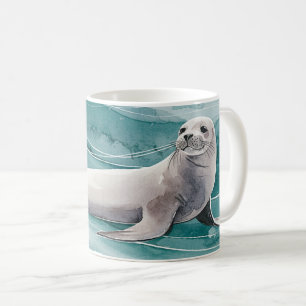 Taza De Café Un león marino juguetón