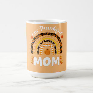 Taza De Café Un leopardo de las caídas del arco iris de una mad
