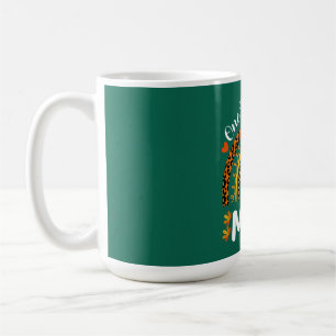 Taza De Café Un leopardo de las caídas del arco iris de una mad