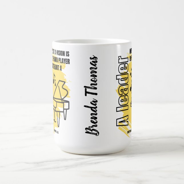 Taza De Café Un Líder Sin Visión (Centro)