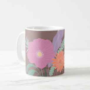Taza De Café Un lindo Bouquet de primavera de florals modernos