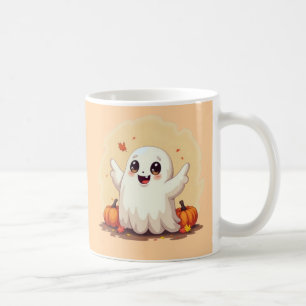 Taza De Café Un lindo personalizado fantasma