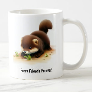 Taza De Café Un lindo tazón de café trenzado en 3D
