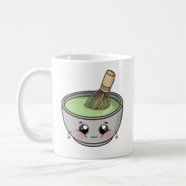 Taza De Café Un lindo tazón de té matcha - Kawaii