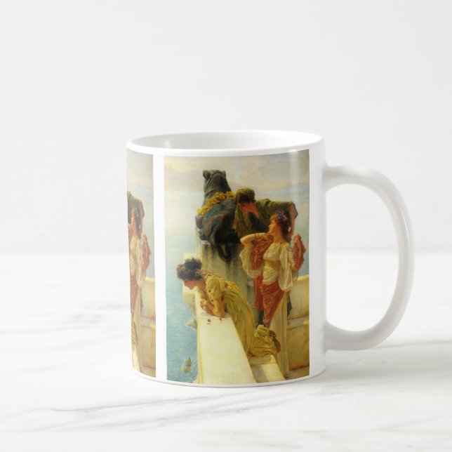 Taza De Café Un lugar ventajoso de Sir Lawrence Alma-Tadema (Derecha)