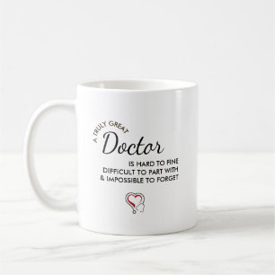 Taza De Café Un médico verdaderamente grande – Nombre personali