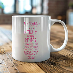 Taza De Café Un Mentor Personalizado Verdaderamente Increíble e