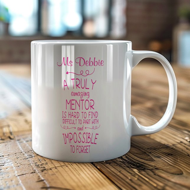 Taza De Café Un Mentor Personalizado Verdaderamente Increíble e (Subido por el creador)