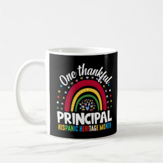 Taza De Café Un mes de la herencia hispana principal agradecido