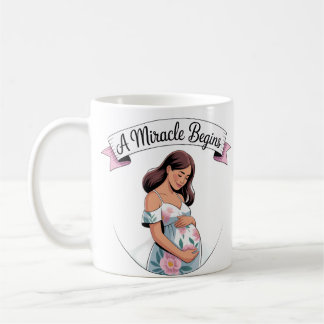 Taza De Café Un milagro comienza el embarazo