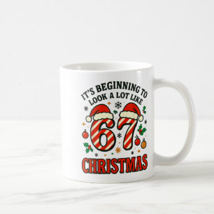 Taza De Café Un montón como la Navidad 67 Seis Siete Divertida