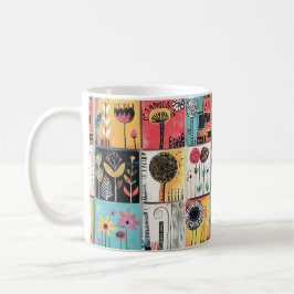 Taza De Café Un mosaico de prósperas floraciones