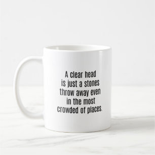 Taza De Café Un Mug De Cabeza Claro