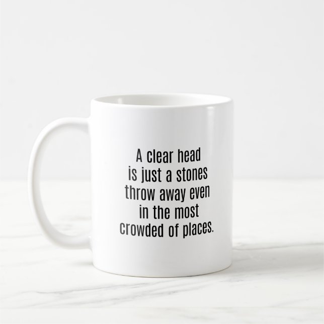 Taza De Café Un Mug De Cabeza Claro (Izquierda)