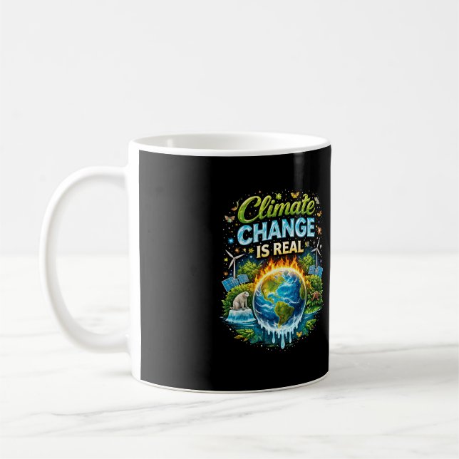 Taza De Café Un mundo que se calienta (Izquierda)