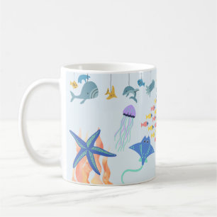 Taza De Café Un mundo submarino