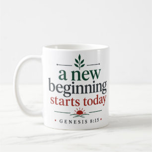 Taza De Café Un Nuevo Comienzo Empieza Hoy Inspiración Cristian