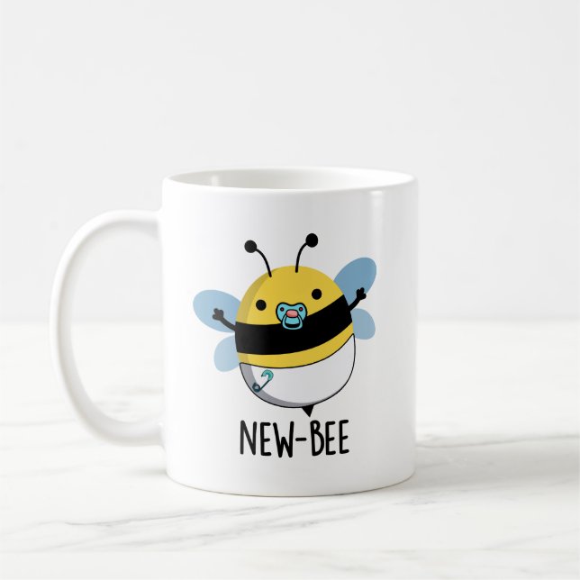 Taza De Café Un nuevo error de insectos divertidos de Bee (Izquierda)