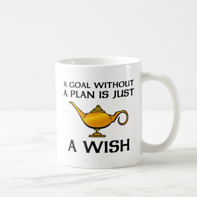 Taza De Café Un objetivo sin un plan (Derecha)