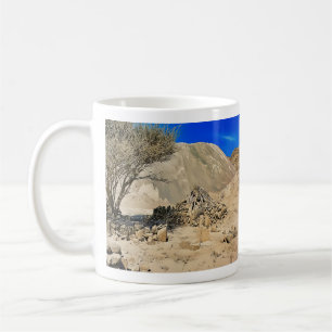 Taza De Café Un paisaje accidentado y árido